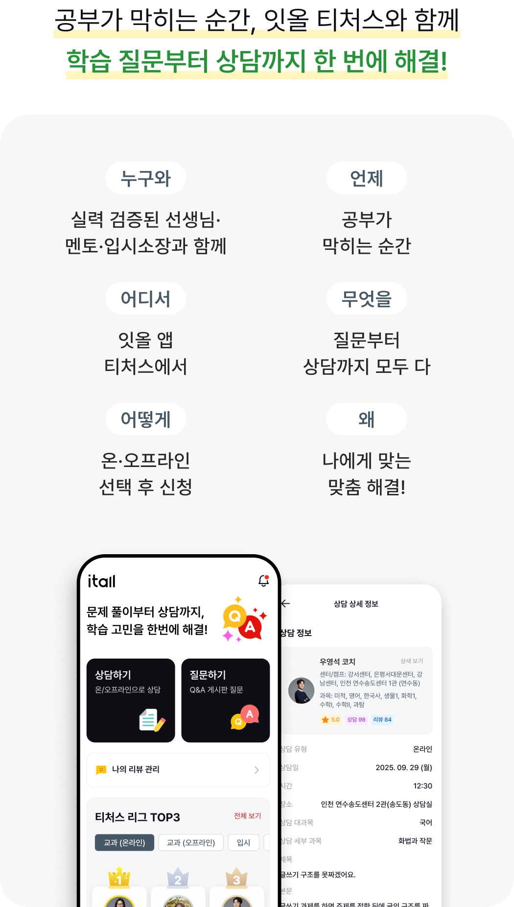 잇올 티처스 슬라이드