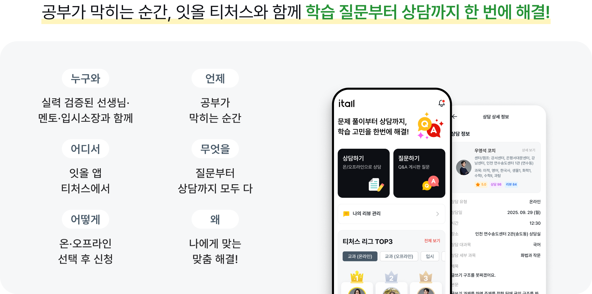 잇올 티처스 슬라이드